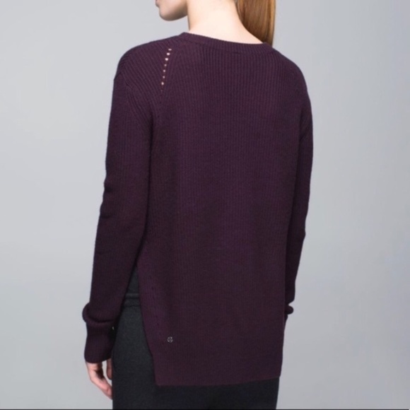 lululemon athletica Sweaters - Lululemon Seva Burgundy Pullover Sweater